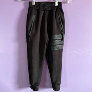 Public Record Black Sweatpants Size 4 – Elastic Waist Casual Lounge Pants